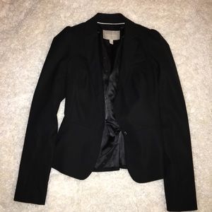 EUC Banana Republic Black Wool Work Blazer